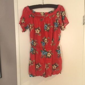 Mimi Chica Off-the-Shoulder Romper